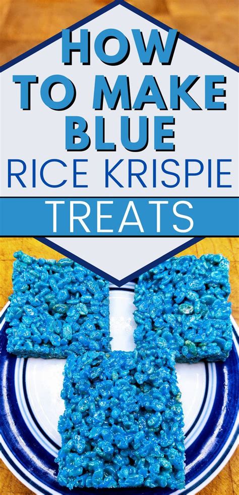 Blue Rice Krispie Treats How To Make Rice Crispy Treats Recipe