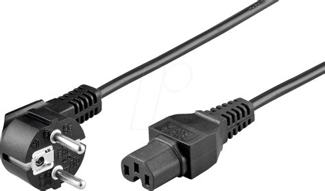 GOOBAY 93277: High-power connection cord, 2 m, black at reichelt elektronik