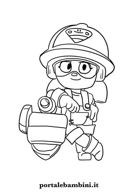 The game is liked by adults and children, as it contains a variety of characters. Brawl Stars - Free Coloring Pages | portalebambini.com