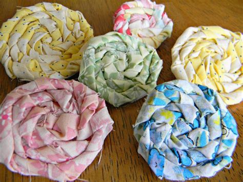 Scrap Fabric Rosettes Fabric Rosette Fabric Scraps Rosettes