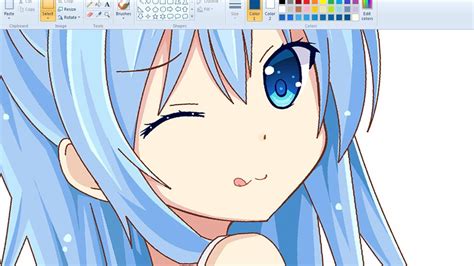How To Draw Anime On The Computer Using Paint
