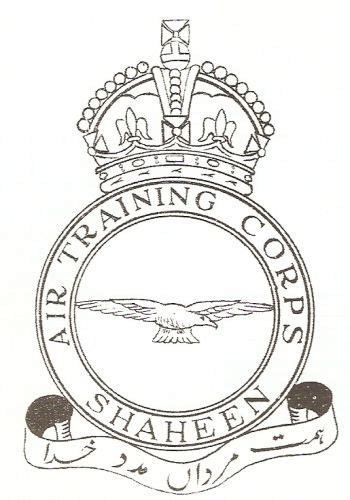 Coat Of Arms Crest Of Shaheen Air Training Corps Pakistan Air Force