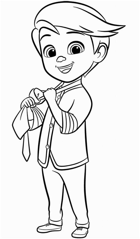 Boss Baby Coloring Pages 1nza