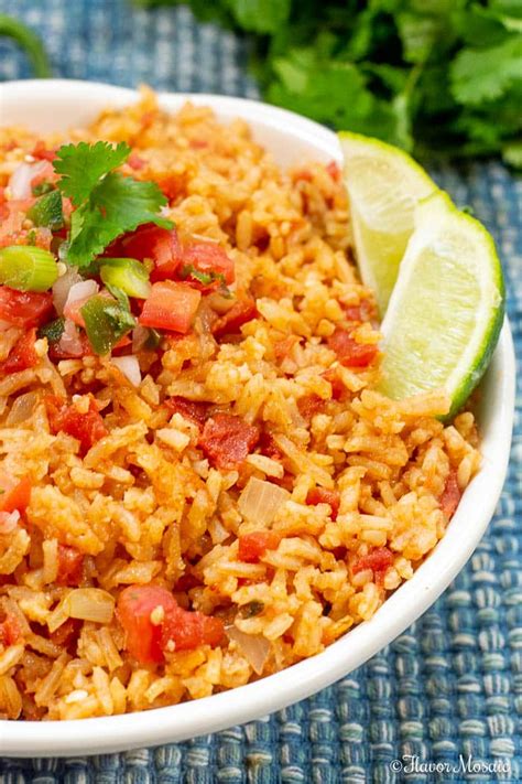 Easy Homemade Mexican Rice Spanish Rice Flavor Mosaic