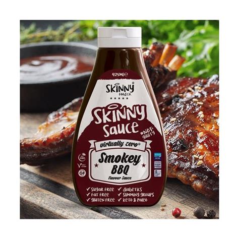 Laproteinaes Skinny Food Skinny Sauce Smokey Bbq 425 Ml