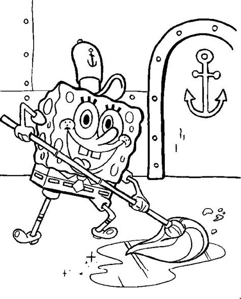 SpongeBob SquarePants Coloring Page Coloring Pages In 2022 Coloring