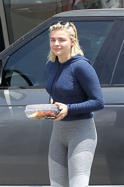 Chloe Moretz Grabs Some Food From Aroma Cafe In Los Angeles May 5