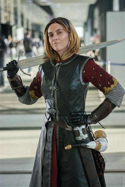 Female Boromir Cosplay Fantasy Fashion Female Knight Costume Design