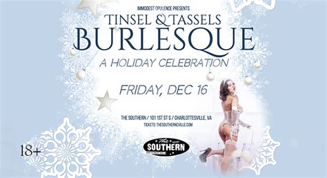 tinsel and tassels holiday burlesque presented by immodest opulence 106 1 the corner