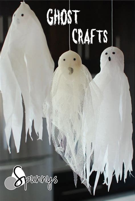 How To Make Halloween Ghost Ornaments Spunnys Diy Crafts Halloween