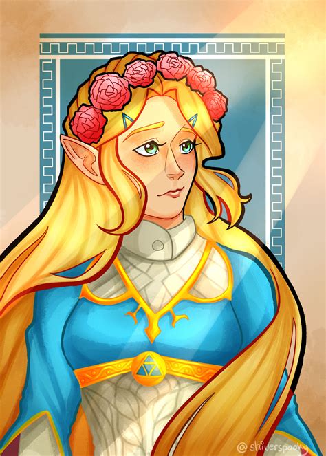 Zelda Portrait Botw By Shiverspooky On Deviantart
