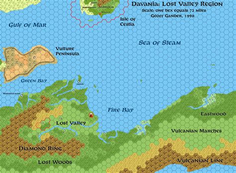 Geoff’s Lost Valley, 72 miles per hex | Atlas of Mystara