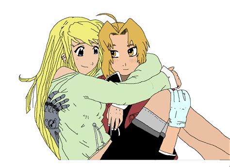 Ed And Winry FMA By Xxflyingfreexx On DeviantArt