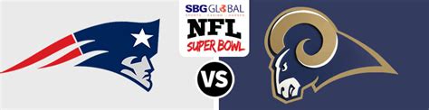 The patriots vs rams game kicks off at 8.20pm et / 5.20pm pt (1.20am gmt) at sofi stadium in los angeles, california. Patriots Open as Small Super Bowl Betting Favorite to Rams
