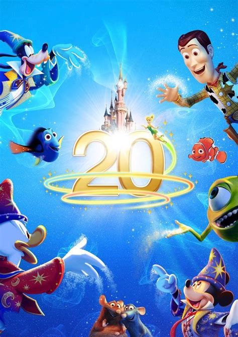 All Characters Disneyland 20ans Disney Posters Disney Characters