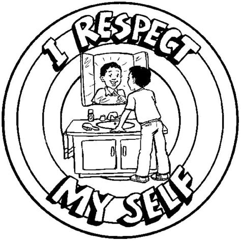 I Respect Myself Coloring Page Free Printable Coloring Pages For Kids