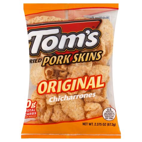 Toms Original Fried Pork Skins Shop Chips At H E B