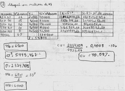 Questões De Estatística Resolvidas