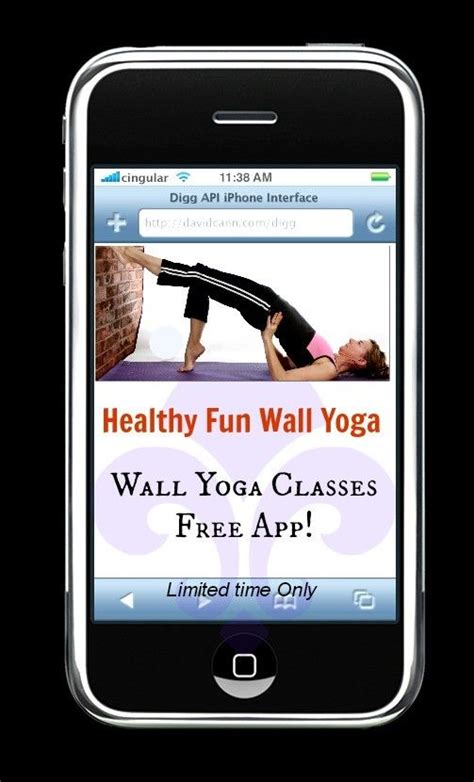 Wall Yoga Exercise And More Free App Visit Iphone