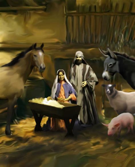 Jesus Manger Drawing At Explore Collection Of