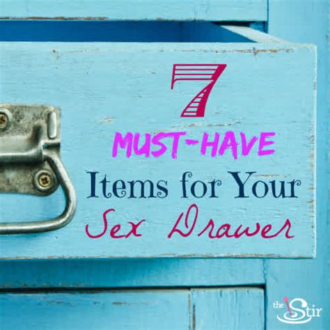 7 Sex Drawer Essentials Every Woman Needs Photos