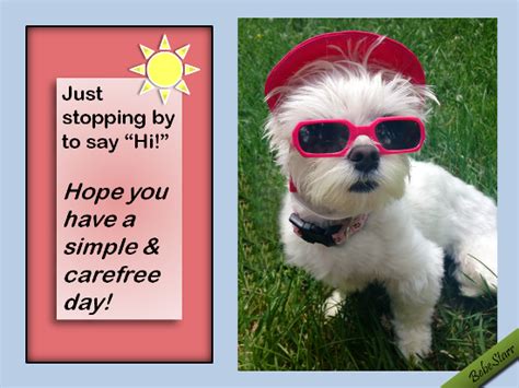 Stopping By To Say Hi Free Hi Ecards Greeting Cards 123 Greetings