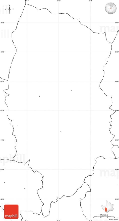 We can create the map for you! Blank Simple Map of CALVINIA, no labels