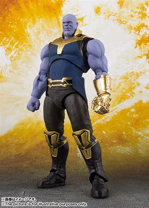 Thanos Infinity Gauntlet Action Figures S H Figuarts Avengers Infinity War Superhero Iron Man