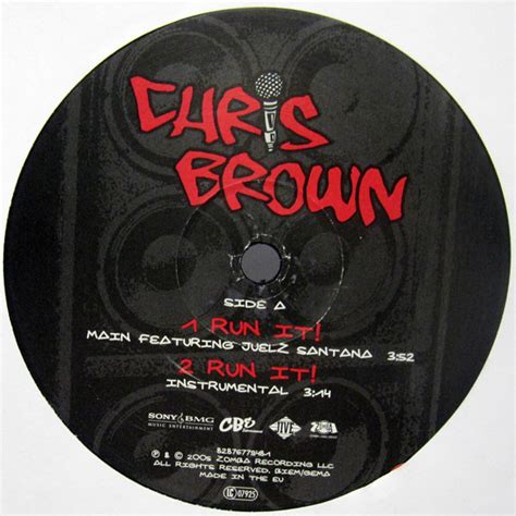 Run It By Chris Brown Feat Juelz Santana 12inch With
