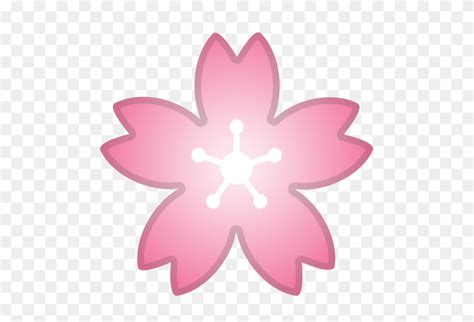 Cherry Blossom Emoji Flower Emoji Png Stunning Free Transparent Png