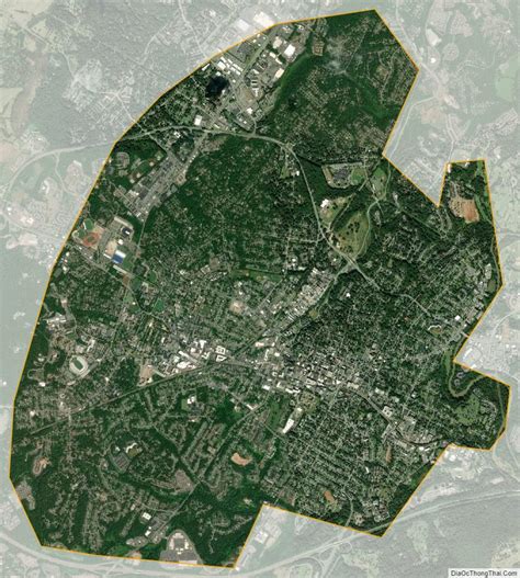 Map Of Charlottesville City Virginia