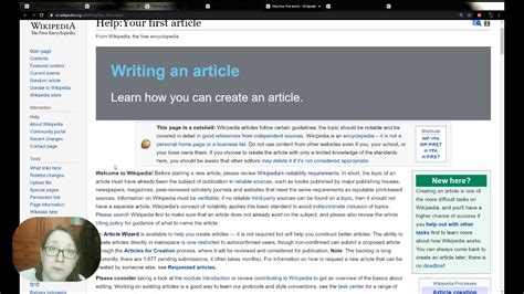 8 Introduction To Editing Wikipedia Drafting A New Article Afc And