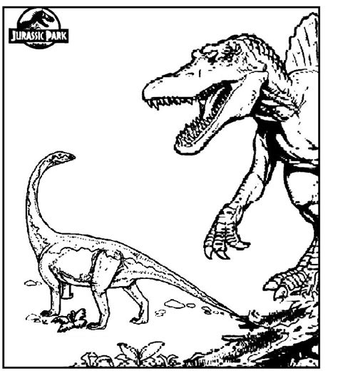 Jurassic Park Colouring Pages Az Dibujos Para Colorear Jurassic