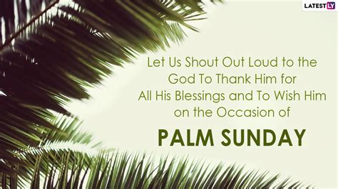 Palm Sunday 2022 Wishes And Holy Week Greetings For Free Download Online Observe First Day Of