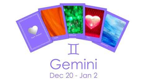 Gemini Heart Wisdom Confidence And Exciting New Horizons 20th Dec