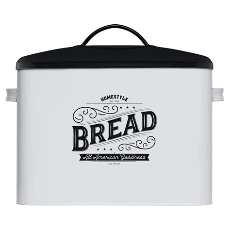 Buy Extra Large White Farmhouse Bread Box For Kitchen Countertop