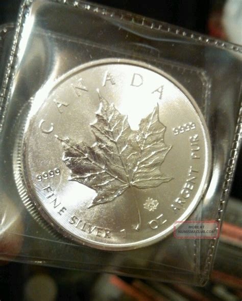 2014 Canada 1 Oz 9999 Silver Maple Leaf 5 Coin