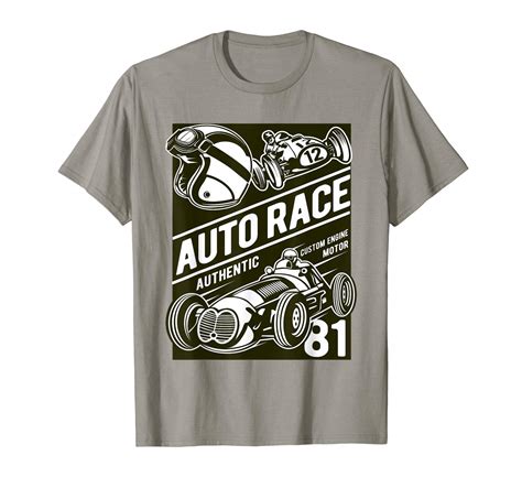 Vintage Race Car Classic Retro Speed Racing T Shirt Jznovelty