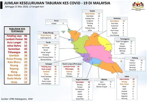 #covid19malaysia kawasan zon merah bertambah menjadi 24 mengikut statistik terbaru sehingga 12pm, 8 april. 6 Locations Identified As Covid-19 Red Zones; 4 In Kuala ...