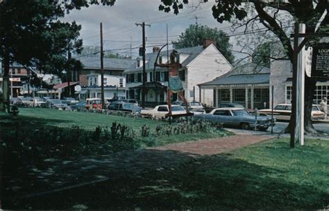 A Main Street In Bucks County New Hope Pa Postcard