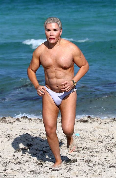 Human Ken Doll Rodrigo Alves Shows Off Surgically Enhanced Physique