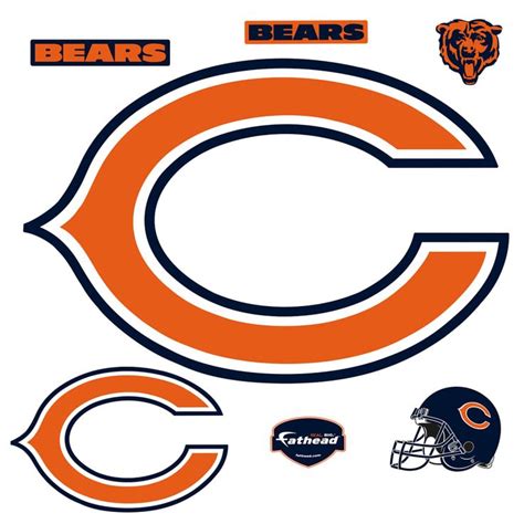Chicago Bears C Logo Giant Officially Licensed Nfl Chicago