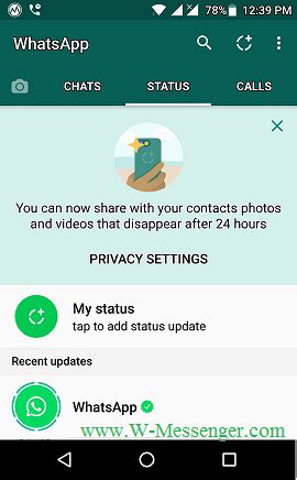 Whatsapp has also introduced the status feature which is similar to the story feature of snapchat. WhatsApp Status Update Feature : WhatsApp Update 2020