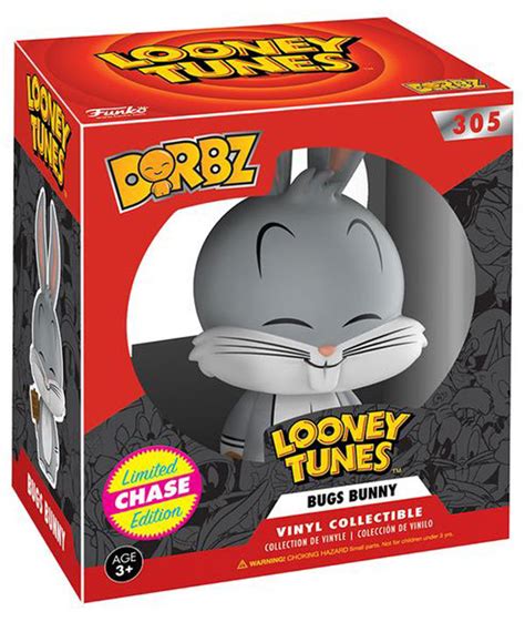 Funko Dorbz Limited Edition Chase Looney Tunes 305 Bugs Bunny New Mint Condition