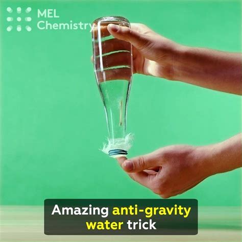Amazing Anti Gravity Water Trick Video Science Experiments Science