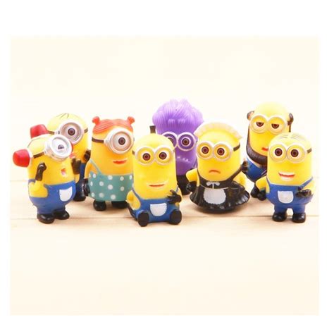 Despicable Me 2 The Minions Role Figure Display Toy Pvc