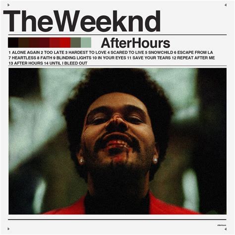 The Weeknd Album Cover Poster