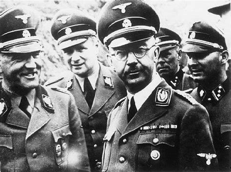 Himmler visits the training grounds and speaks with a trainee. The History Place - Holocaust Timeline: Heinrich Himmler