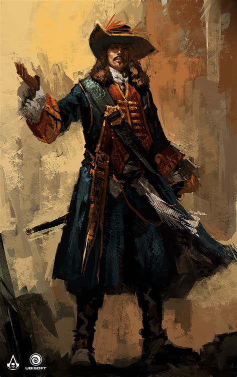 Assassin S Creed IV Black Flag Characters Concept TEO YONG JIN