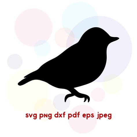Bird Svg Printable Clipart Cricut File Silhouette File Etsy
